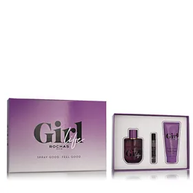 Naiste parfüümi komplekt Rochas Girl Life EDP 3 Tükid, osad