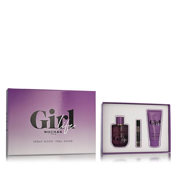 Женский парфюмерный набор Rochas Girl Life EDP 3 Предметы