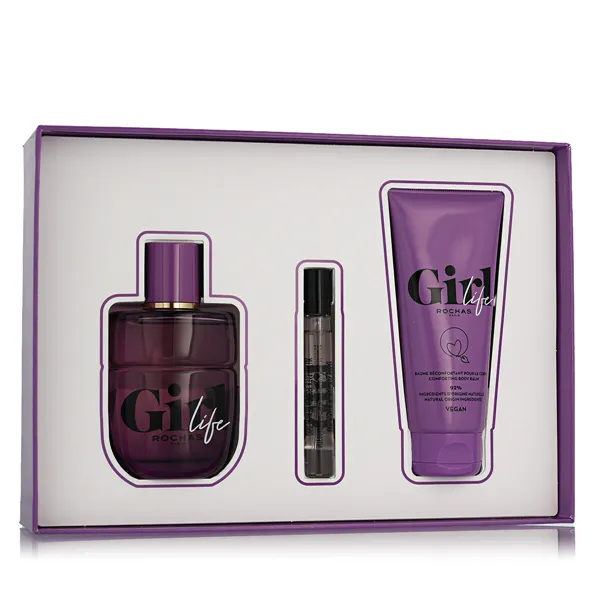 Женский парфюмерный набор Rochas Girl Life EDP 3 Предметы