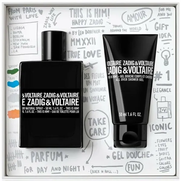 Men's Perfume Set Zadig & Voltaire This is Him 2 Pieces