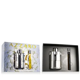 Men's Perfume Set Azzaro Wanted Eau de Parfum EDP 2 Pieces