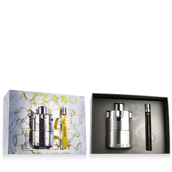 Мужской парфюмерный набор Azzaro Wanted Eau de Parfum EDP 2 Предметы