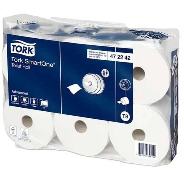 Toilet Roll Tork SmartOne T8 207 m 6 Pieces