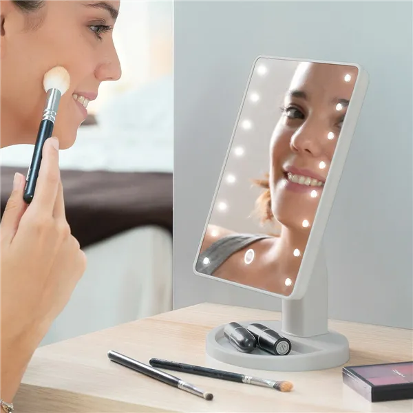 Pastatomas veidrodis su LED apšvietimu ir sensoriumi Perflex InnovaGoods