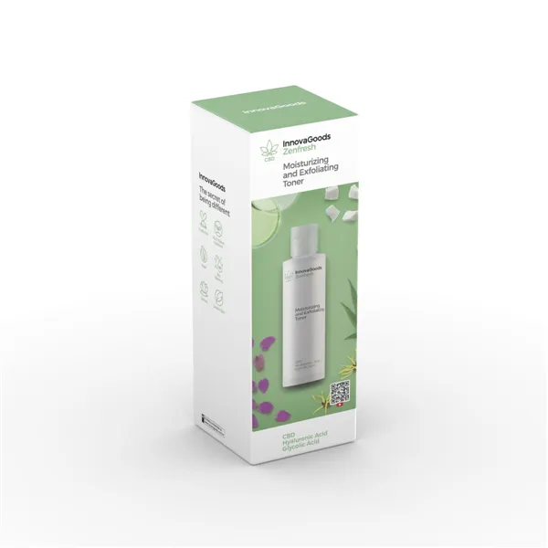 Увлажняющий и отшелушивающий тоник для лица CBD Zenfresh InnovaGoods 150 ml