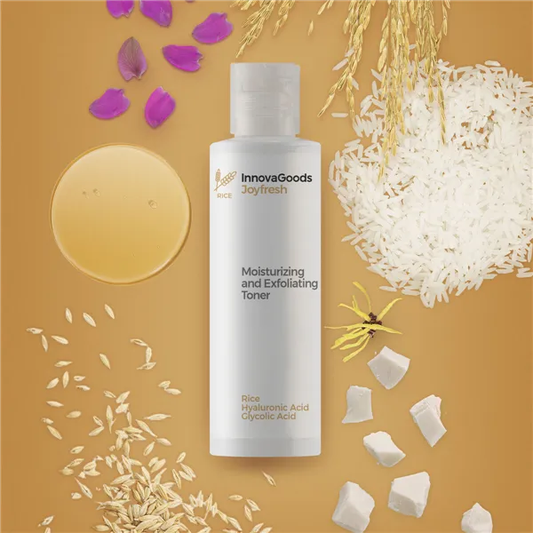 Drėkinamasis ir šveičiamasis veido tonikas Rice Joyfresh InnovaGoods 150 ml