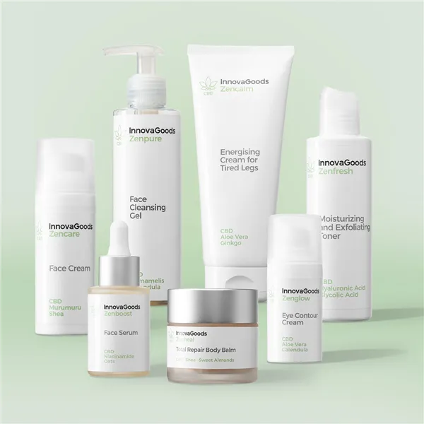 Набор для ухода за лицом и телом CBD InnovaGoods