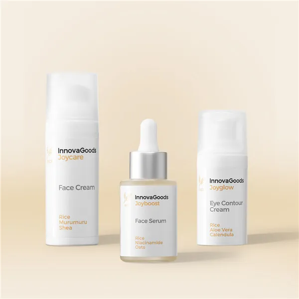 Veido drėkinamasis paketas Rice InnovaGoods