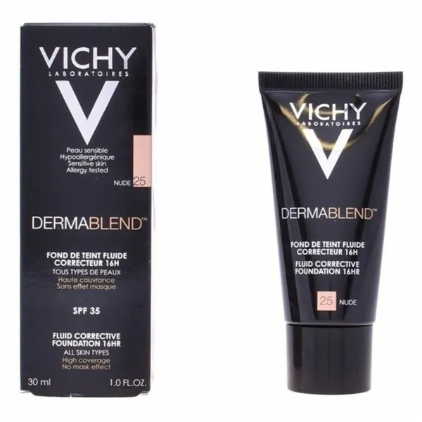 Fluid Foundation Make-up Dermablend Vichy Spf 35 30 ml