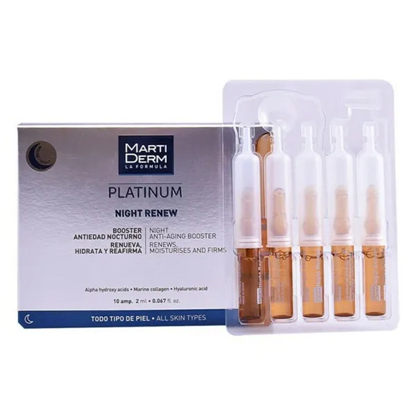 Ampulės Martiderm Platinum Night Renew