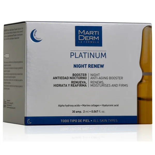 Ampulės Martiderm Platinum Night Renew