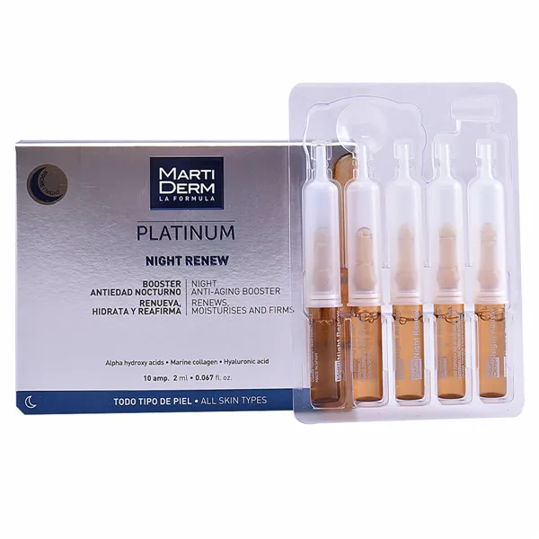 Ampulės Martiderm Platinum Night Renew