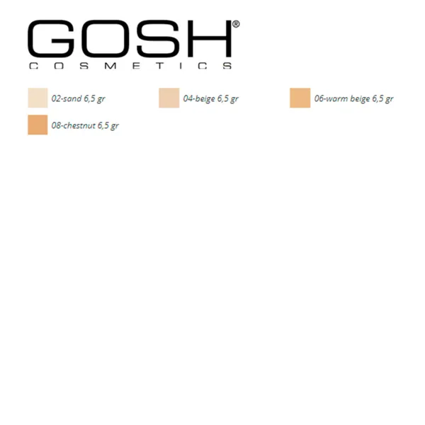 Kompaktipuuterit All in One Gosh Copenhagen (6,5 g) 6,5 g