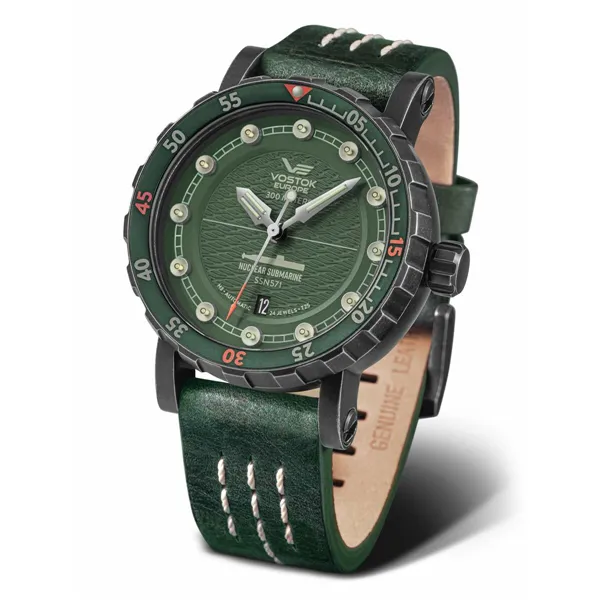 Мужские часы Vostok NH35A-571F608 Зеленый