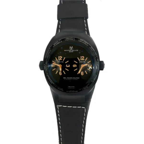 Abiejų lyčių laikrodis Montres de Luxe 09BK-3002 (Ø 40 mm)