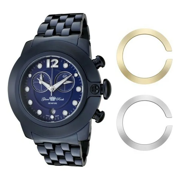 Laikrodis moterims Glam Rock GR32161 (Ø 44 mm)