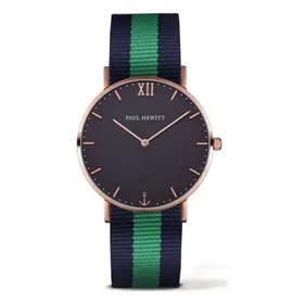 Abiejų lyčių laikrodis Paul Hewitt PH-SARSTBNG20 (Ø 39 mm)