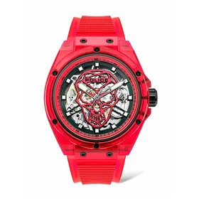 Men's Watch Police PL15924JPR16P Red (Ø 44 mm)