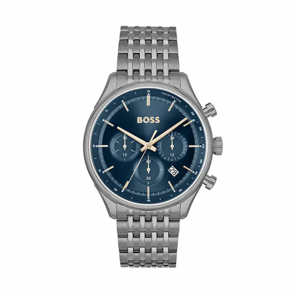 Abiejų lyčių laikrodis Hugo Boss 1514083 Tamsiai mėlyna Tamsiai pilka (Ø 45 mm)