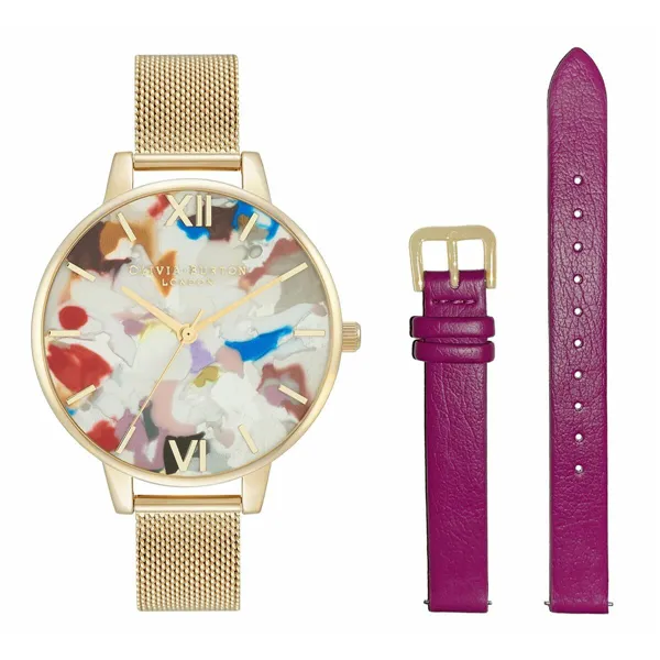 Laikrodis moterims Olivia Burton OBGSET153 (Ø 34 mm)