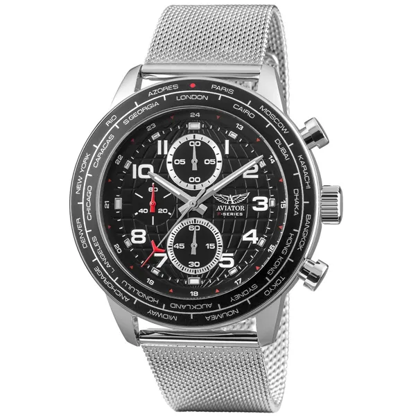 Мужские часы Aviator AVW79886G407 (Ø 46 mm)