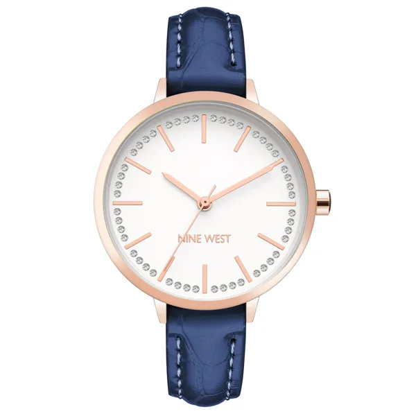 Laikrodis moterims Nine West NW-2554RGNV (Ø 34 mm)
