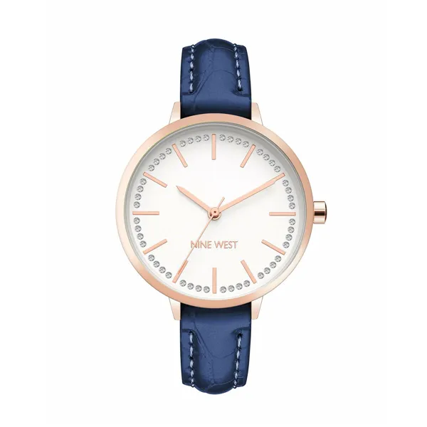 Laikrodis moterims Nine West NW-2554RGNV (Ø 34 mm)