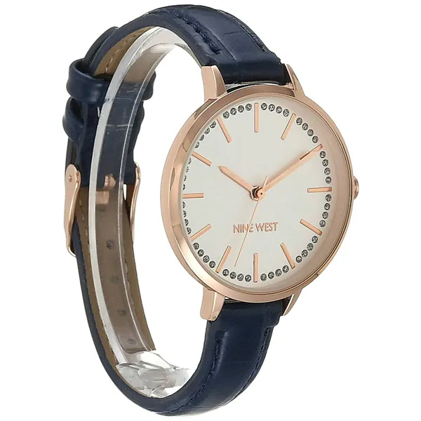 Laikrodis moterims Nine West NW-2554RGNV (Ø 34 mm)