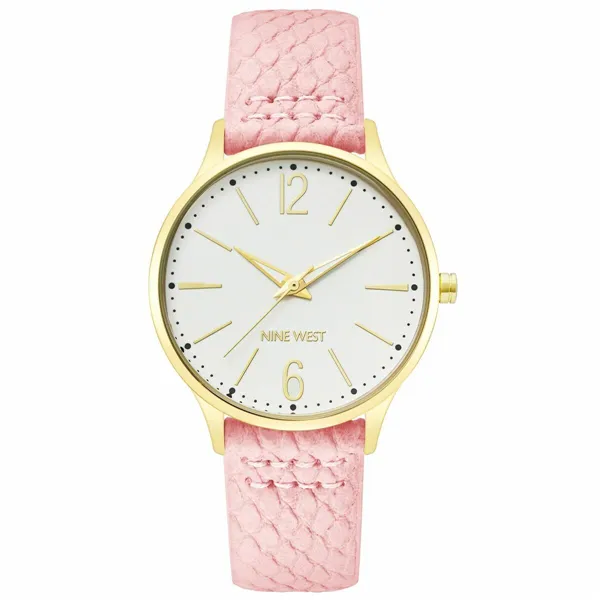 Laikrodis moterims Nine West NW-2560SVPK (Ø 38 mm)