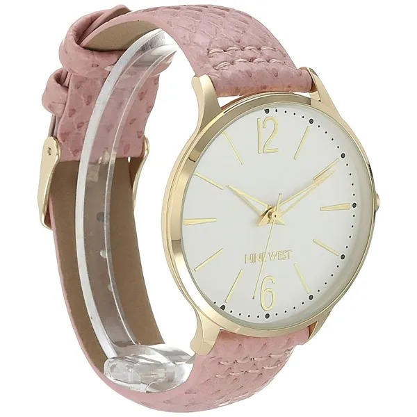 Laikrodis moterims Nine West NW-2560SVPK (Ø 38 mm)