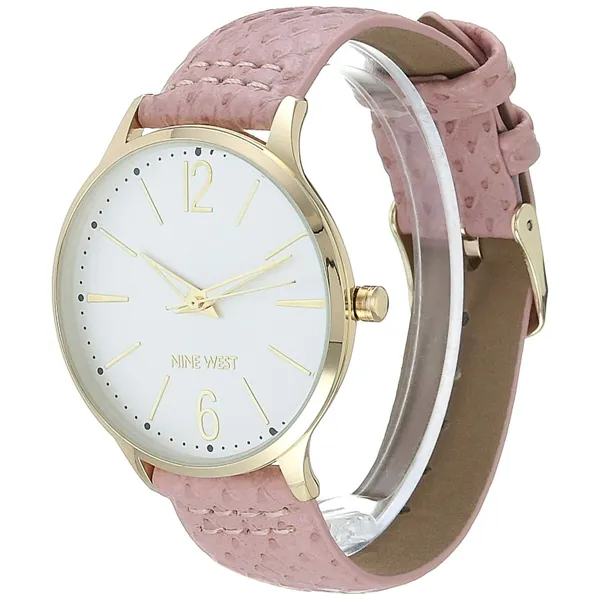 Laikrodis moterims Nine West NW-2560SVPK (Ø 38 mm)