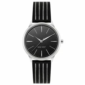 Laikrodis moterims Nine West NW-2567SVBK (Ø 36 mm)