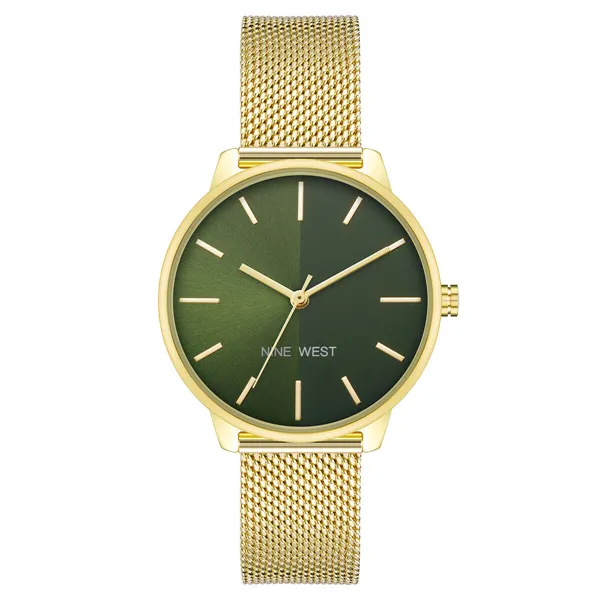Laikrodis moterims Nine West NW-2668GNGB (Ø 35 mm)