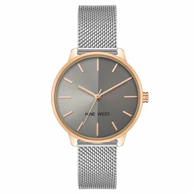 Laikrodis moterims Nine West NW-2669GYRT (Ø 35 mm)