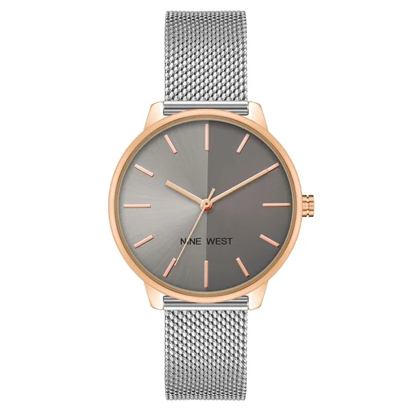Laikrodis moterims Nine West NW-2669GYRT (Ø 35 mm)
