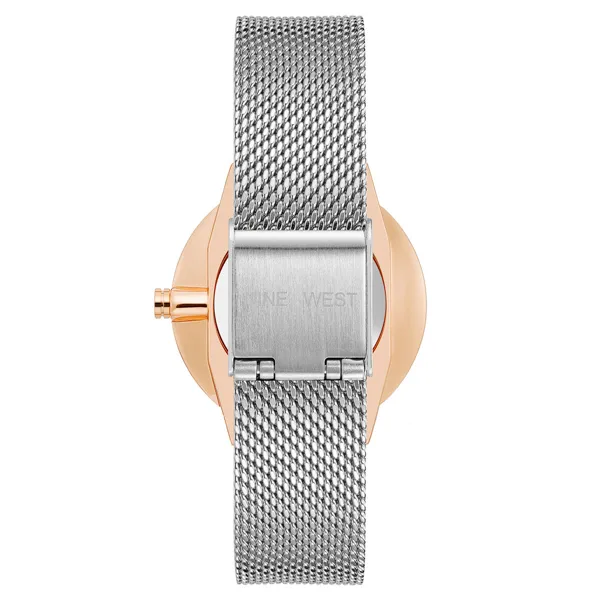 Laikrodis moterims Nine West NW-2669GYRT (Ø 35 mm)