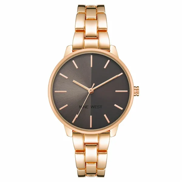 Laikrodis moterims Nine West NW-2682GYRG (Ø 34 mm)