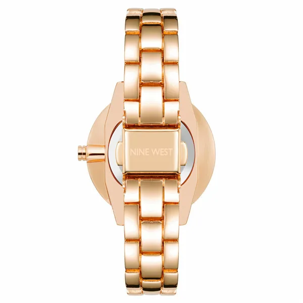 Laikrodis moterims Nine West NW-2682GYRG (Ø 34 mm)
