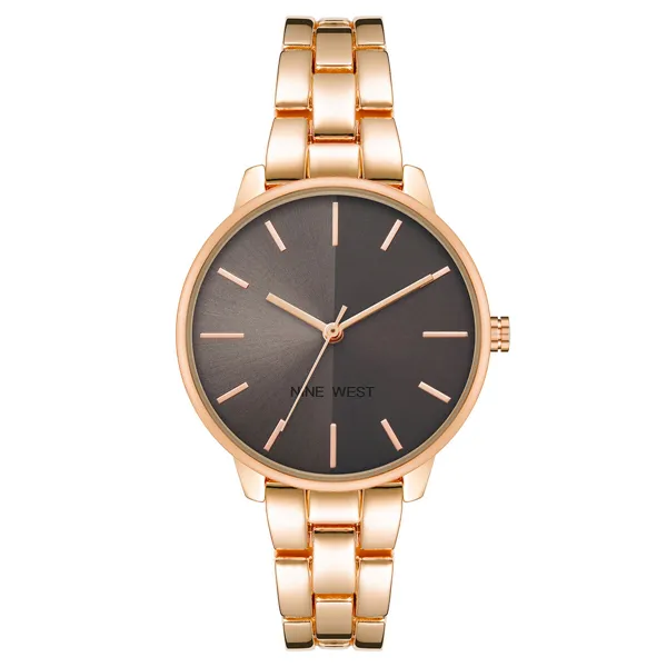 Laikrodis moterims Nine West NW-2682GYRG (Ø 34 mm)
