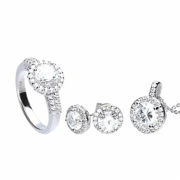 Женский комплект из ожерелья и серег Diamonfire 1312691903175 кольца