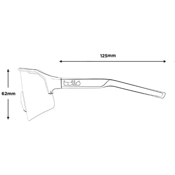 Unisex Saulesbrilles Bollé BS005001 Ø 140 mm
