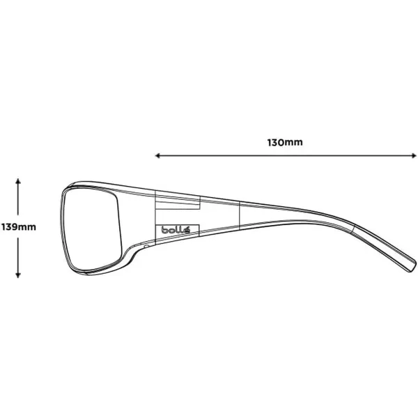 Unisex Saulesbrilles Bollé BS026005 ø 63 mm