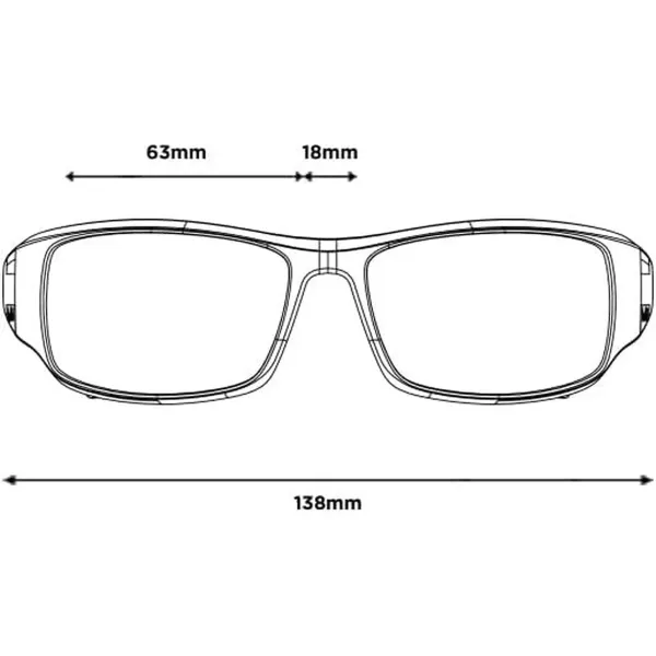 Unisex Saulesbrilles Bollé BS026005 ø 63 mm