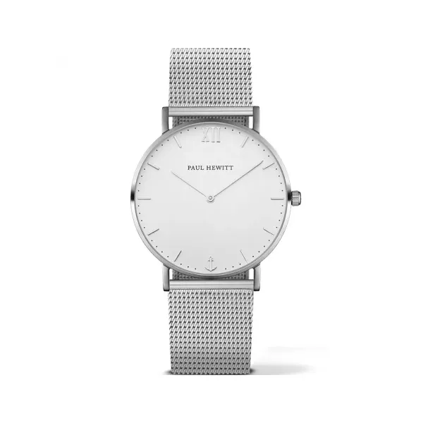 Laikrodis vyrams Paul Hewitt SA-S-ST-W-4M Sidabras (Ø 36 mm)