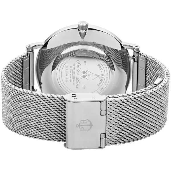 Laikrodis vyrams Paul Hewitt SA-S-ST-W-4M Sidabras (Ø 36 mm)