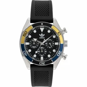 Miesten rannekellot Adidas AOFH23003 Hopeinen (Ø 43 mm)