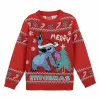 Uniseksinis megztinis Stitch Raudona 10 metų