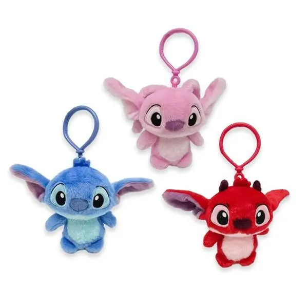 Mielas žaislas - raktų pakabukas Stitch Rožinė