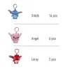 Mielas žaislas - raktų pakabukas Stitch Rožinė
