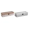 Коробка для часов DKD Home Decor Синий Светло Pозовый Стеклянный 33 x 11 x 9 cm (2 штук)